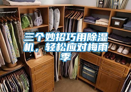 三個妙招巧用除濕機，輕松應對梅雨季