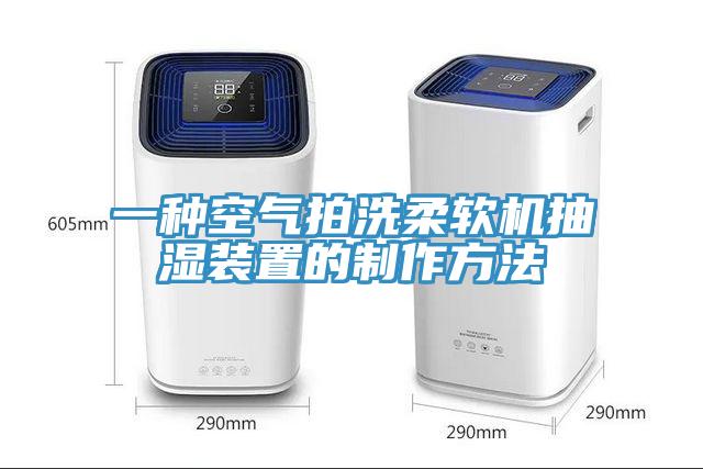 一種空氣拍洗柔軟機抽濕裝置的制作方法