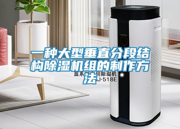 一種大型垂直分段結構除濕機組的制作方法