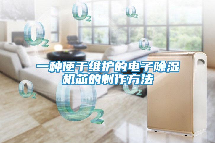 一種便于維護的電子除濕機芯的制作方法