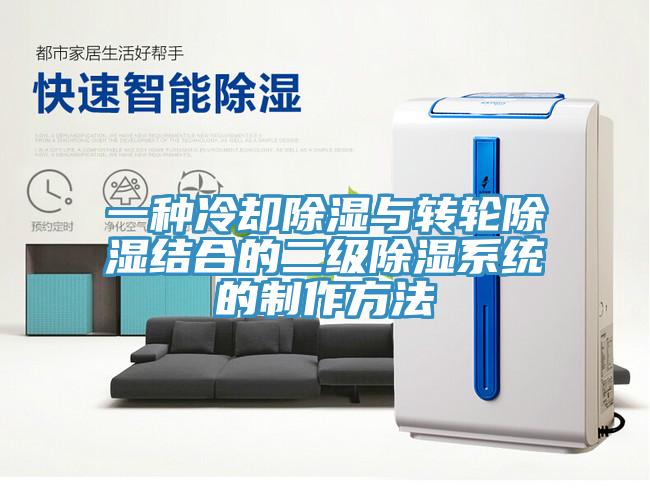 一種冷卻除濕與轉輪除濕結合的二級除濕系統的制作方法