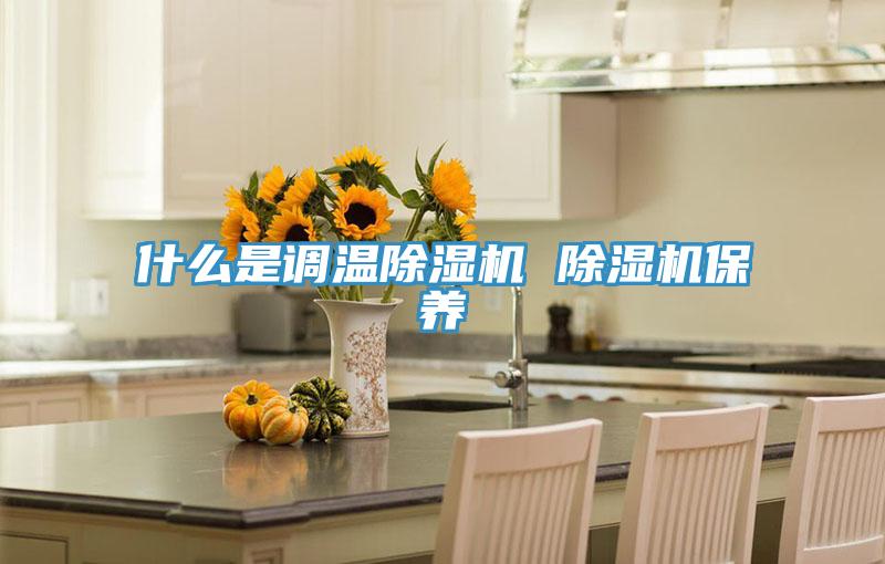 什么是調溫除濕機 除濕機保養