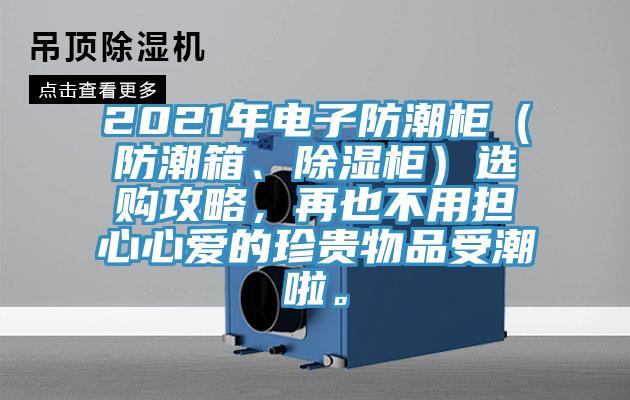 2021年電子防潮柜（防潮箱、除濕柜）選購攻略，再也不用擔心心愛的珍貴物品受潮啦。