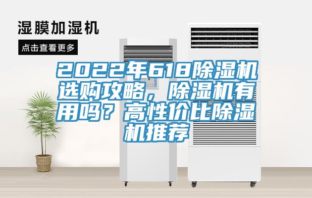 2022年618除濕機選購攻略，除濕機有用嗎？高性價比除濕機推薦