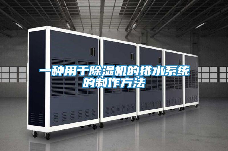 一種用于除濕機的排水系統的制作方法