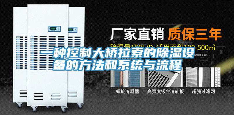 一種控制大橋拉索的除濕設備的方法和系統與流程