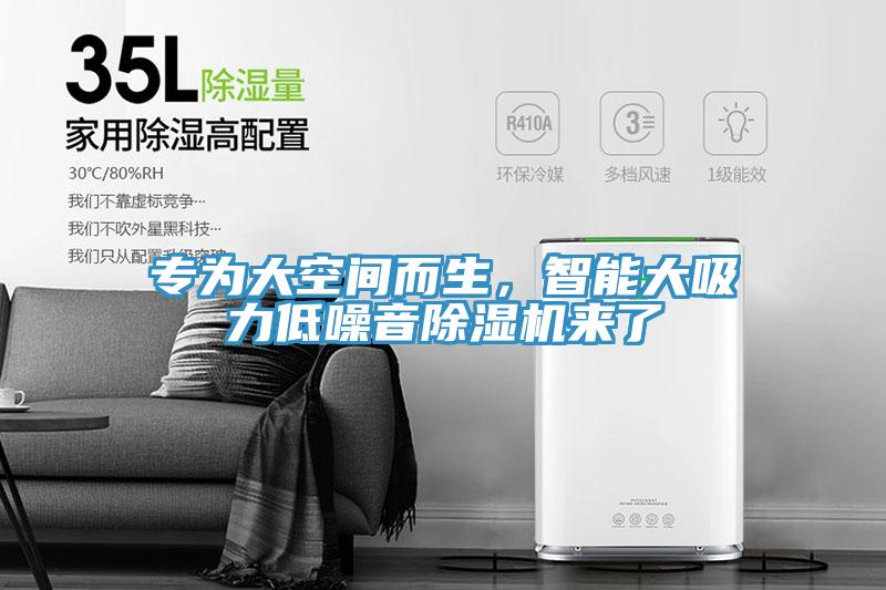 專為大空間而生，智能大吸力低噪音除濕機來了
