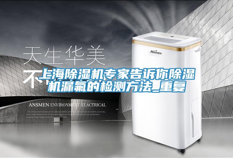 上海除濕機專家告訴你除濕機漏氟的檢測方法_重復