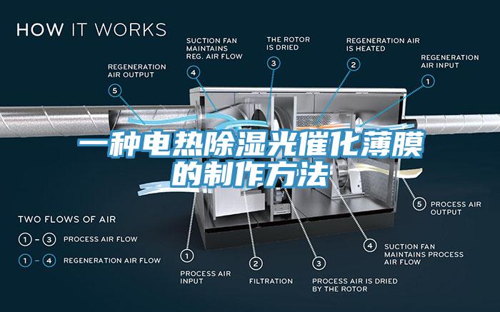 一種電熱除濕光催化薄膜的制作方法