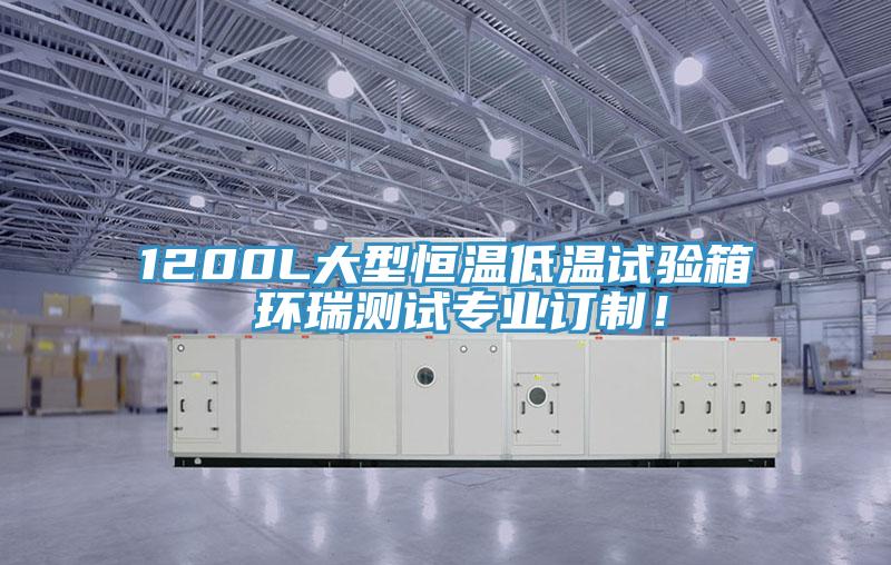 1200L大型恒溫低溫試驗箱 環瑞測試專業訂制！
