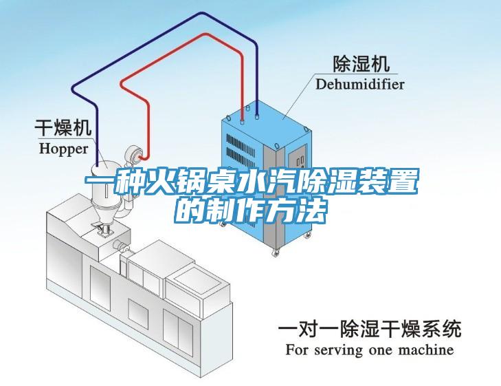 一種火鍋桌水汽除濕裝置的制作方法