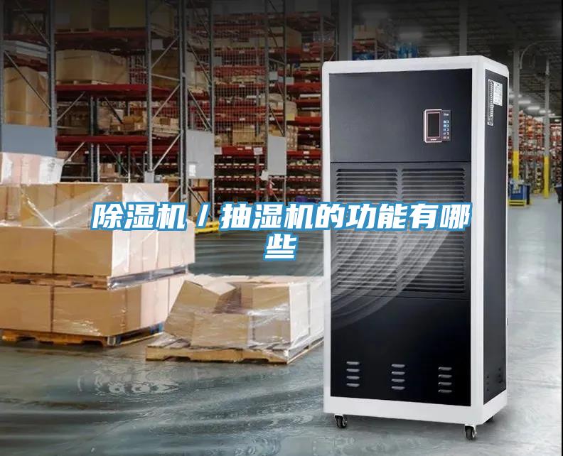 除濕機／抽濕機的功能有哪些