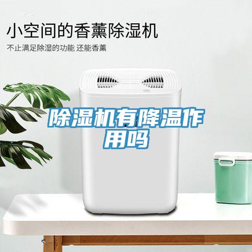 除濕機有降溫作用嗎