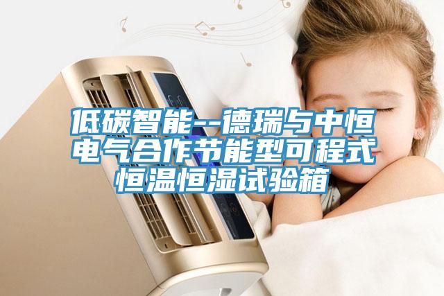 低碳智能--德瑞與中恒電氣合作節能型可程式恒溫恒濕試驗箱
