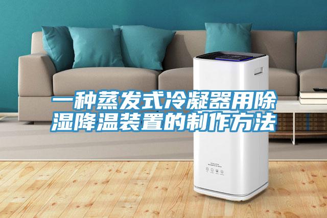 一種蒸發式冷凝器用除濕降溫裝置的制作方法