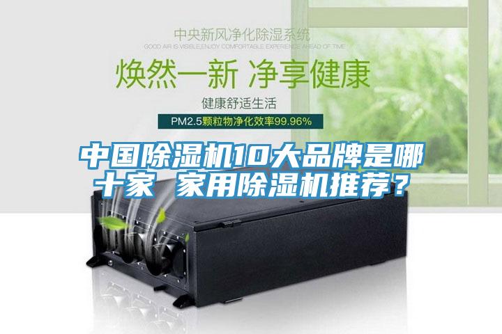 中國除濕機10大品牌是哪十家 家用除濕機推薦？