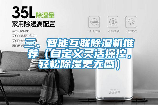 三、智能互聯除濕機推薦（自定義靈活操控，輕松除濕更無感）