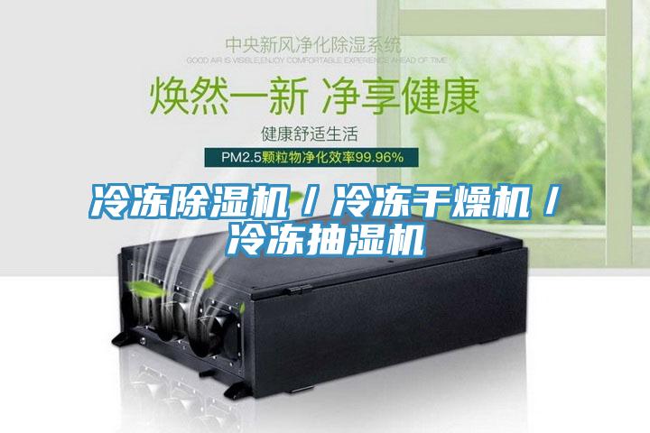 冷凍除濕機／冷凍干燥機／冷凍抽濕機