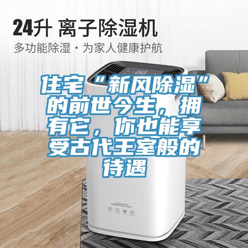 住宅“新風除濕”的前世今生，擁有它，你也能享受古代王室般的待遇