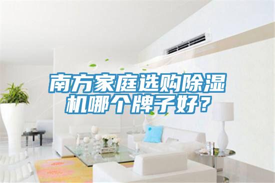 南方家庭選購除濕機哪個牌子好？