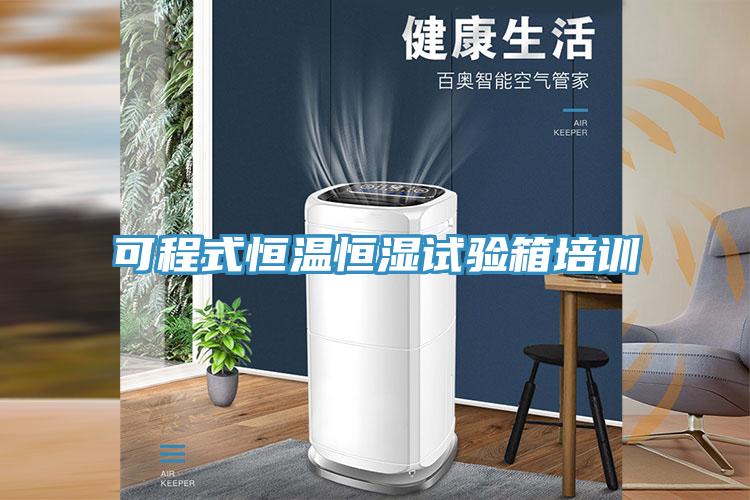 可程式恒溫恒濕試驗箱培訓