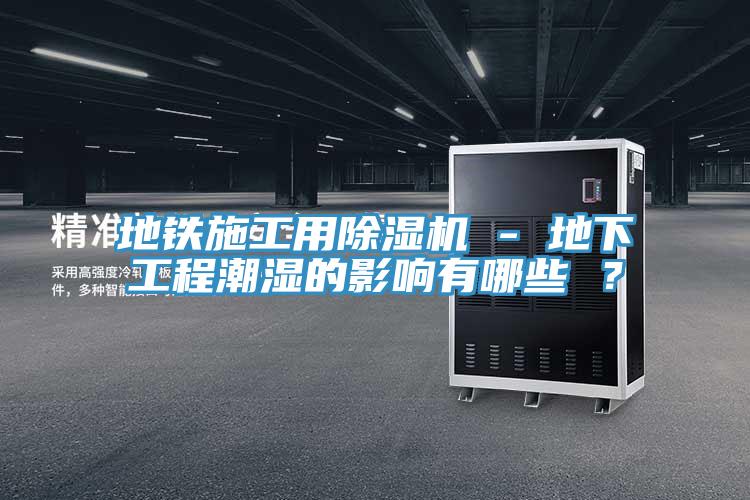 地鐵施工用除濕機 - 地下工程潮濕的影響有哪些 ？
