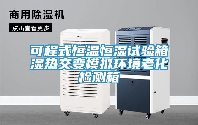 可程式恒溫恒濕試驗箱濕熱交變模擬環境老化檢測箱