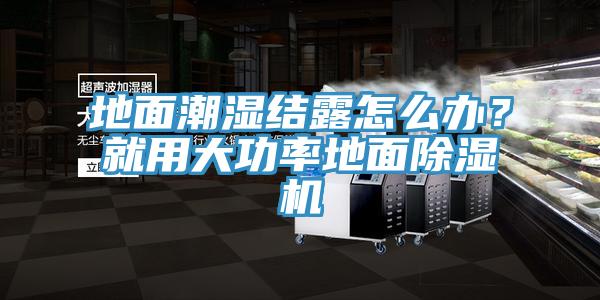 地面潮濕結露怎么辦？就用大功率地面除濕機