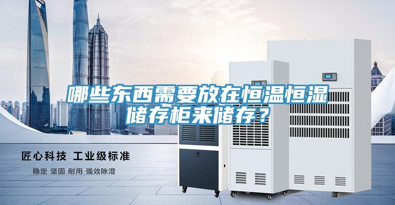 哪些東西需要放在恒溫恒濕儲存柜來儲存？