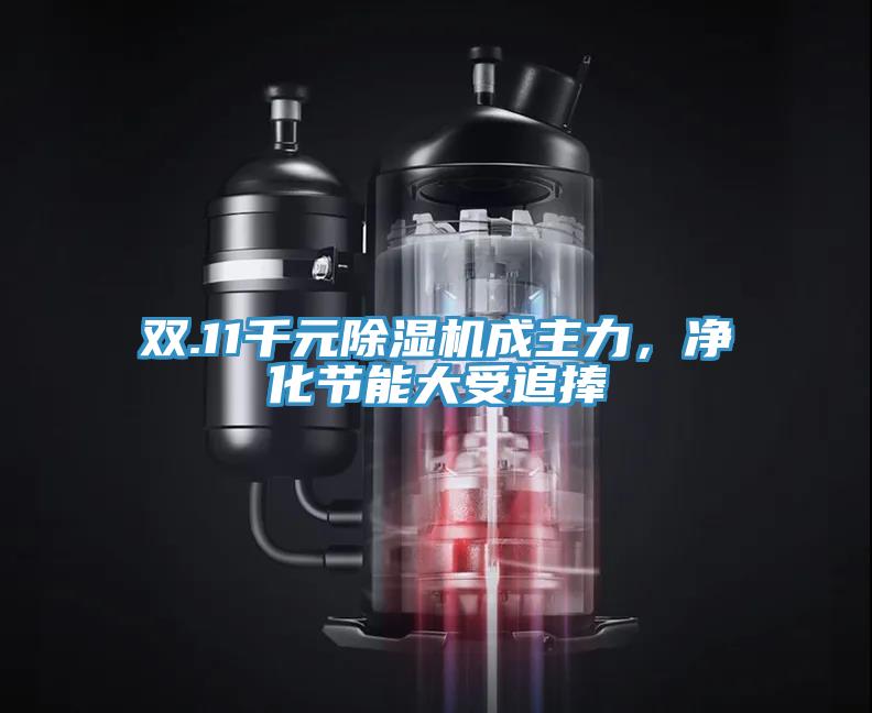 雙.11千元除濕機成主力，凈化節能大受追捧
