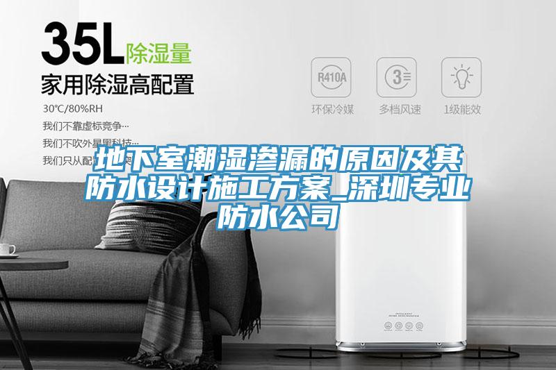 地下室潮濕滲漏的原因及其防水設計施工方案_深圳專業防水公司