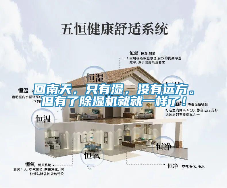 回南天，只有濕，沒有遠方。但有了除濕機就就一樣了！