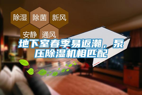地下室春季易返潮，泵壓除濕機相匹配