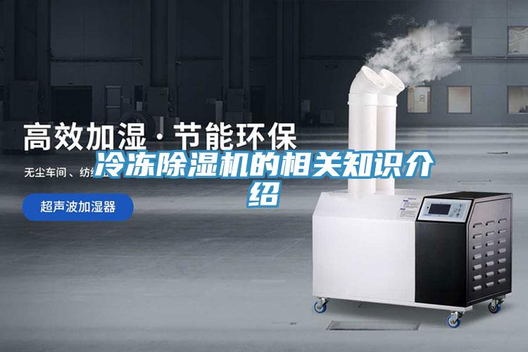 冷凍除濕機的相關知識介紹