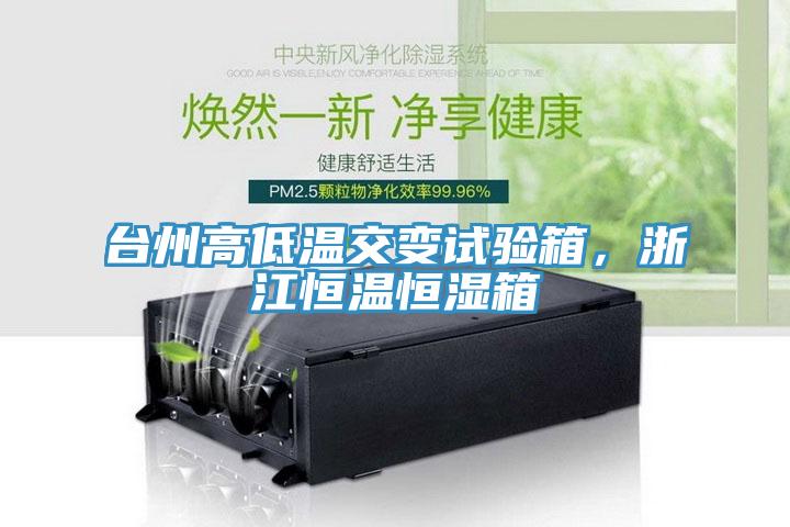 臺州高低溫交變試驗箱，浙江恒溫恒濕箱