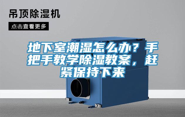 地下室潮濕怎么辦？手把手教學除濕教案，趕緊保持下來