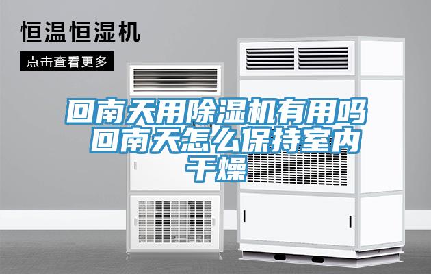 回南天用除濕機有用嗎 回南天怎么保持室內干燥