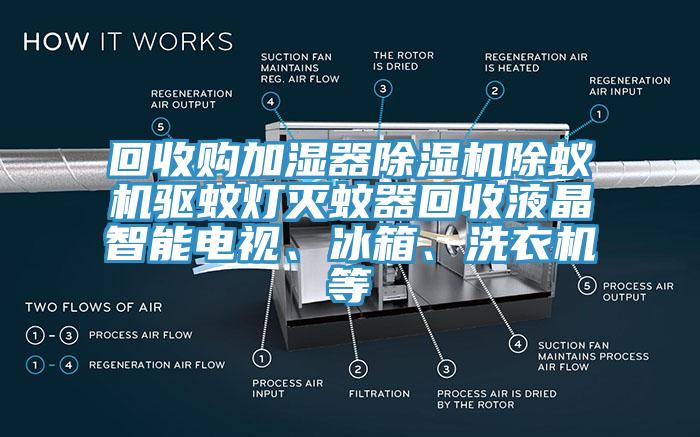 回收購加濕器除濕機除蟻機驅蚊燈滅蚊器回收液晶智能電視、冰箱、洗衣機等