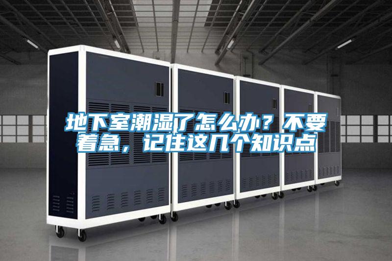 地下室潮濕了怎么辦？不要著急，記住這幾個知識點