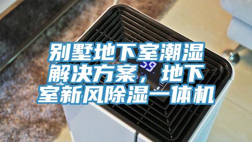 別墅地下室潮濕解決方案，地下室新風除濕一體機