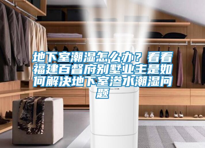 地下室潮濕怎么辦？看看福建百督府別墅業主是如何解決地下室滲水潮濕問題