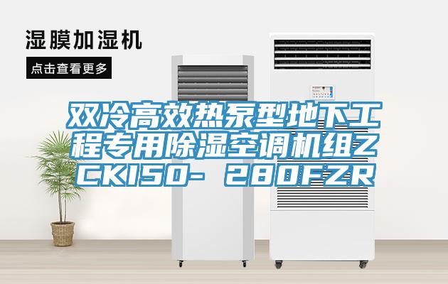 雙冷高效熱泵型地下工程專用除濕空調機組ZCKI50- 280FZR