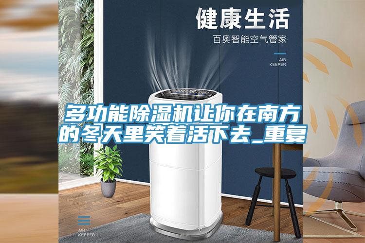 多功能除濕機讓你在南方的冬天里笑著活下去_重復
