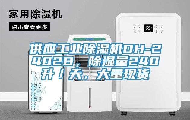 供應工業除濕機DH-2402B，除濕量240升／天，大量現貨