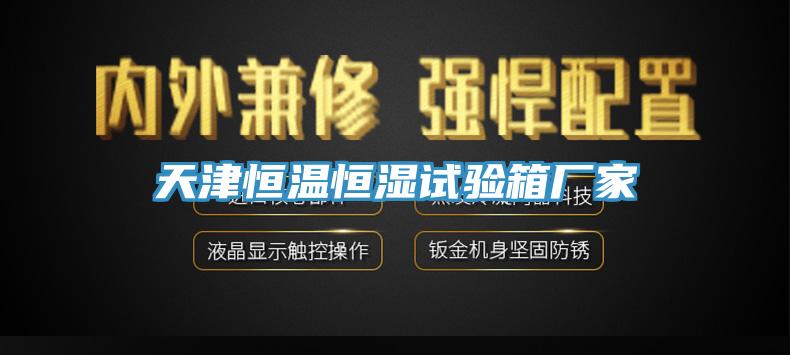 天津恒溫恒濕試驗箱廠家