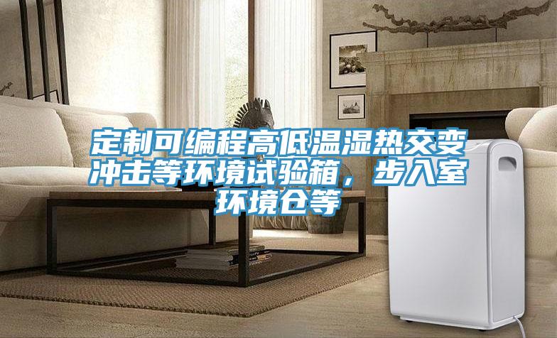 定制可編程高低溫濕熱交變沖擊等環境試驗箱，步入室環境倉等