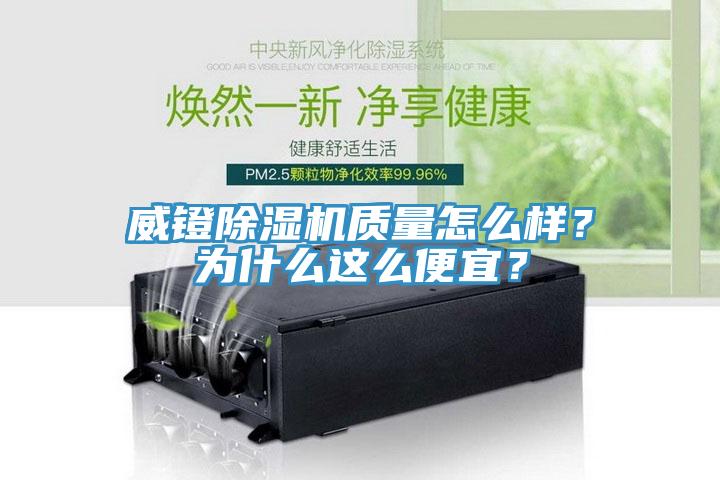 威鐙除濕機質量怎么樣？為什么這么便宜？