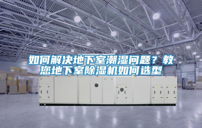 如何解決地下室潮濕問題？教您地下室除濕機如何選型