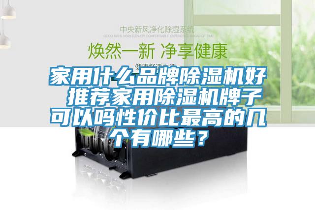 家用什么品牌除濕機好 推薦家用除濕機牌子可以嗎性價比最高的幾個有哪些？
