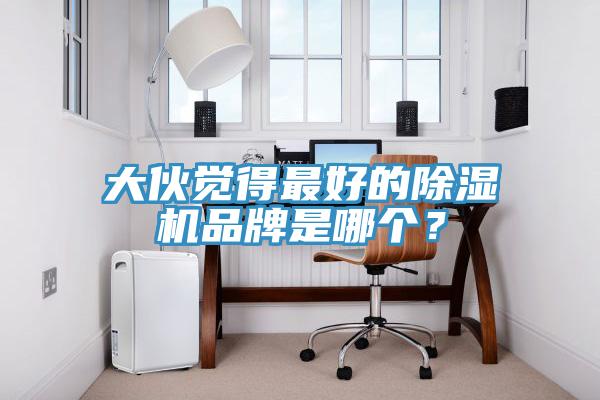 大伙覺得最好的除濕機品牌是哪個？